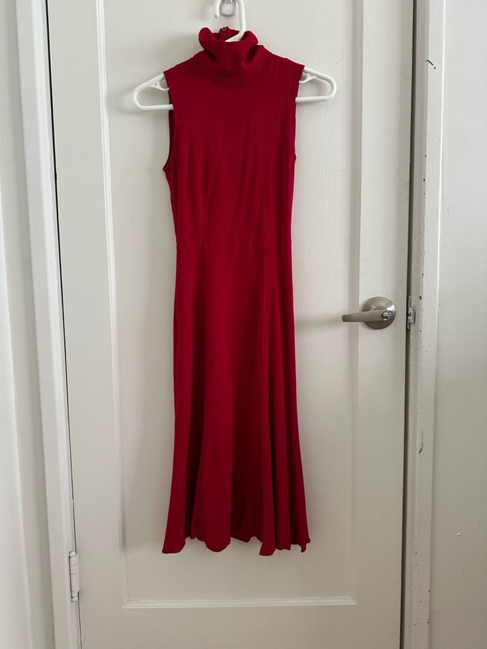 Reformation Red Sleeveless Maxi Dress